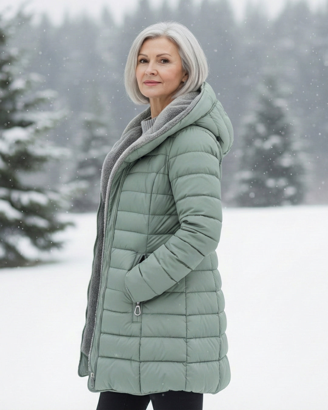 Marguerite™ — Veste matelassée chaude confortable élégante