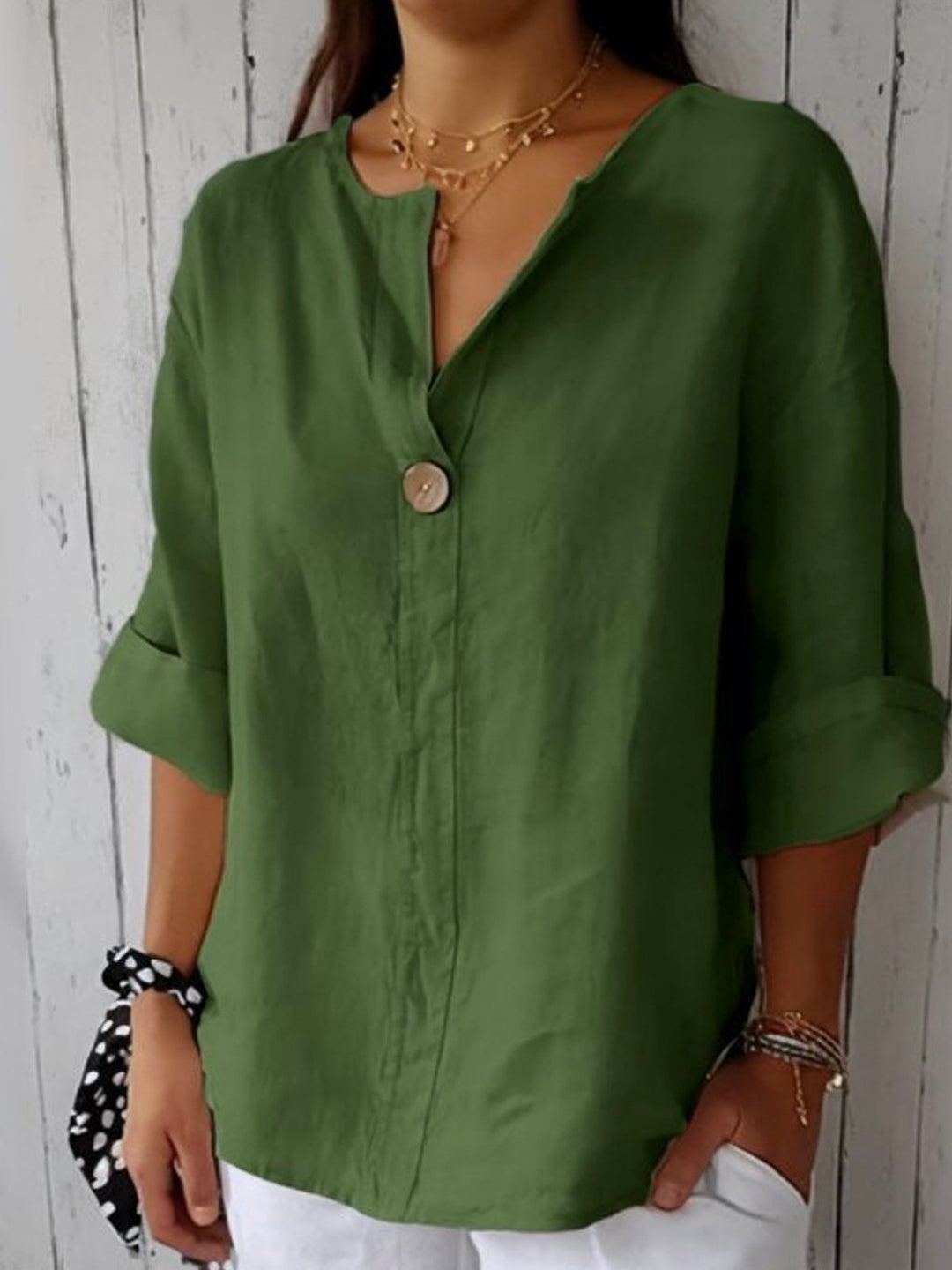 Freja - Loose-fit Elegante Blouse