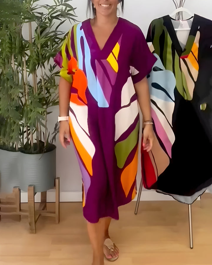 Léonie™ | Robe feuillage