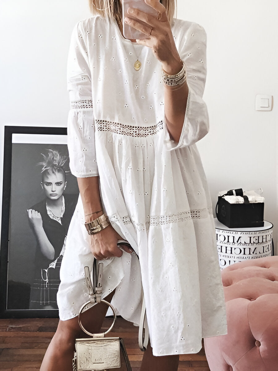 Louise™ | Robe Bohème Vintage en Dentelle