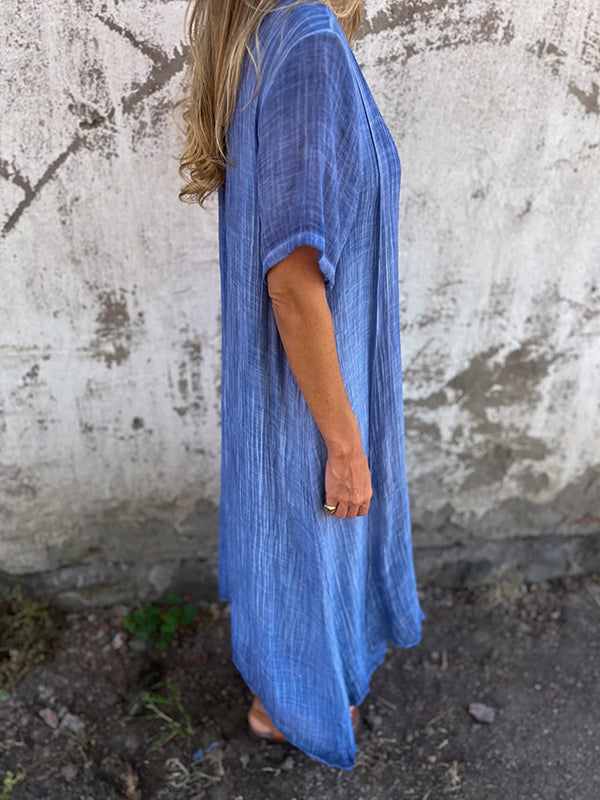Violette™ | Robe Loose à Col en V