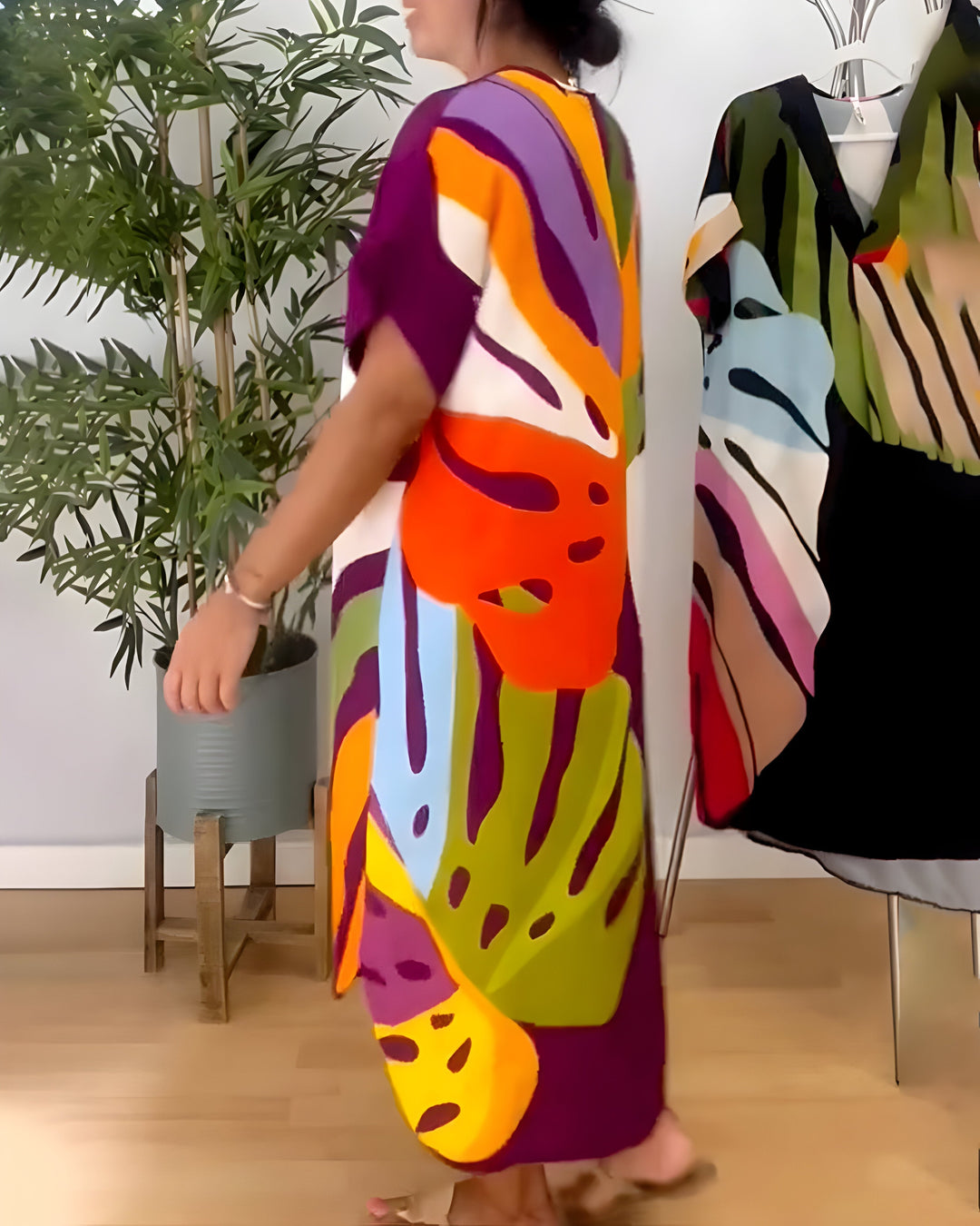 Léonie™ | Robe feuillage