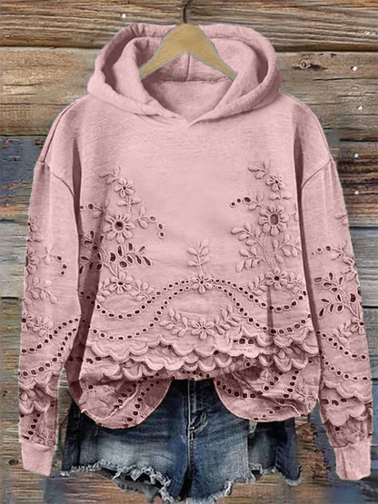LÉONA™ | Sweat à Capuche Imprimé 3D – Confort & Style au Quotidien