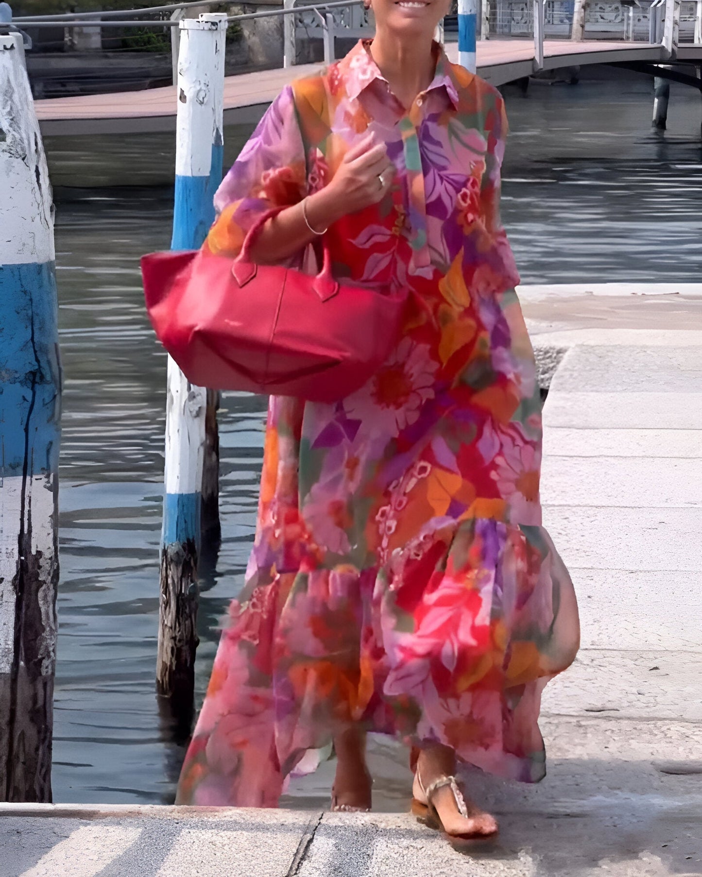 Camila™ | Robe Maxi Colorée