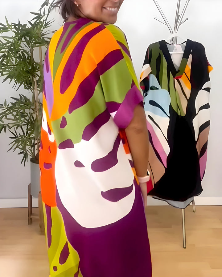 Léonie™ | Robe feuillage