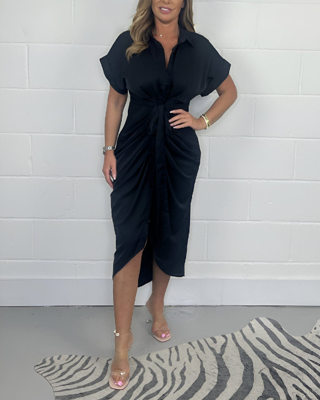 Juliette™ | Robe Plissée Élégante