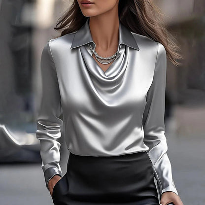 Emma - Élégante Blouse Brillante
