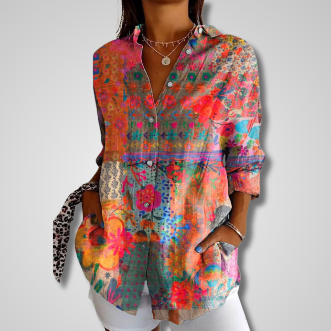 Melle - Élégante blouse vintage