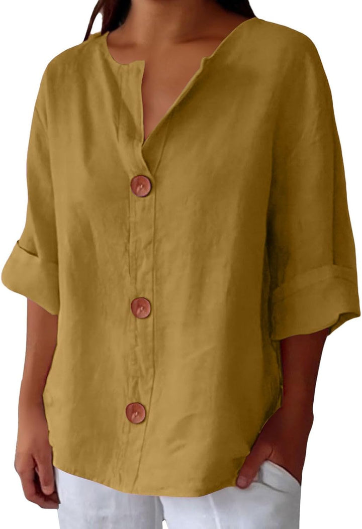 Clara - Blouse ample en lin