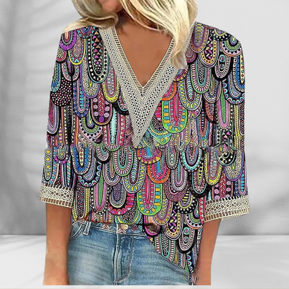 Alis - Blouse Bohème Élégante
