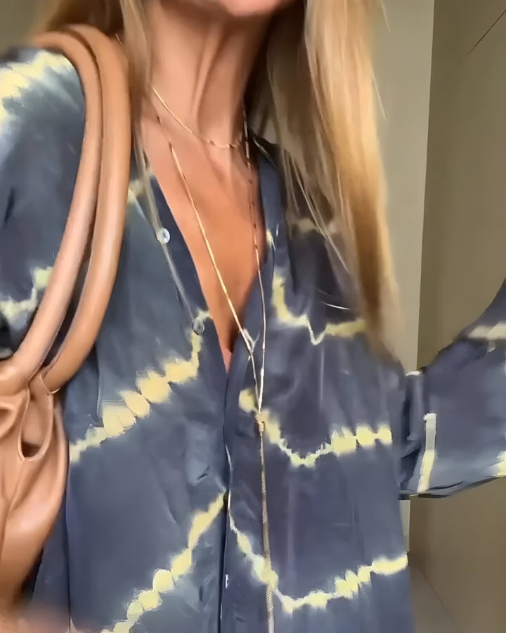 Aurélie™ | Robe Maxi Bohème Chic à Motifs Rayés