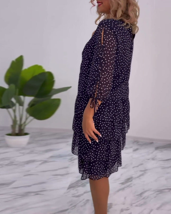 Cléa™ | Robe à Pois Superposée
