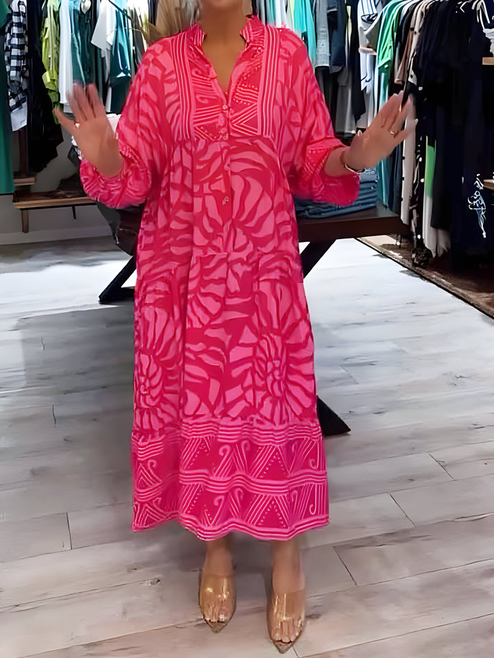 Alba™ | Robe Chic à Imprimé Moderne