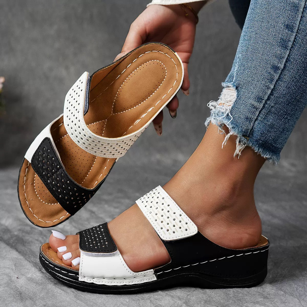 Clara | Sandales Confort À Double Bride