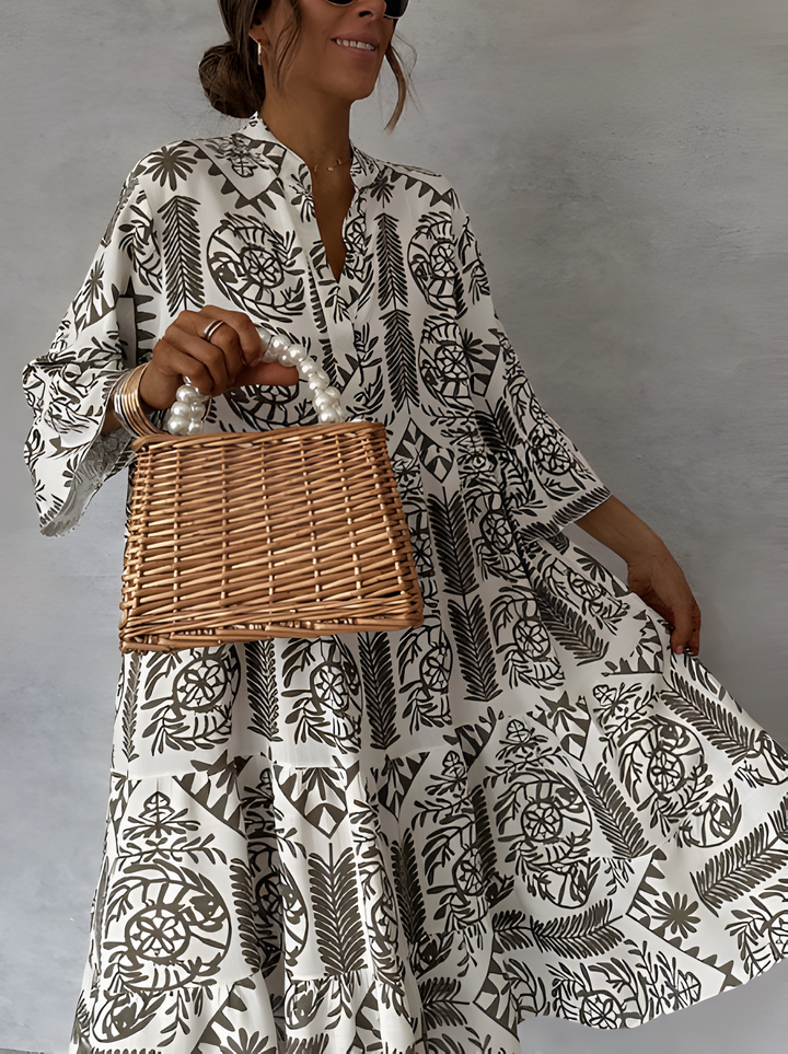 Idalina™ | Robe à Imprimé Tendance