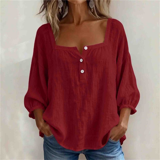 Fantine™ | Blouse Élégante à Encolure Carrée