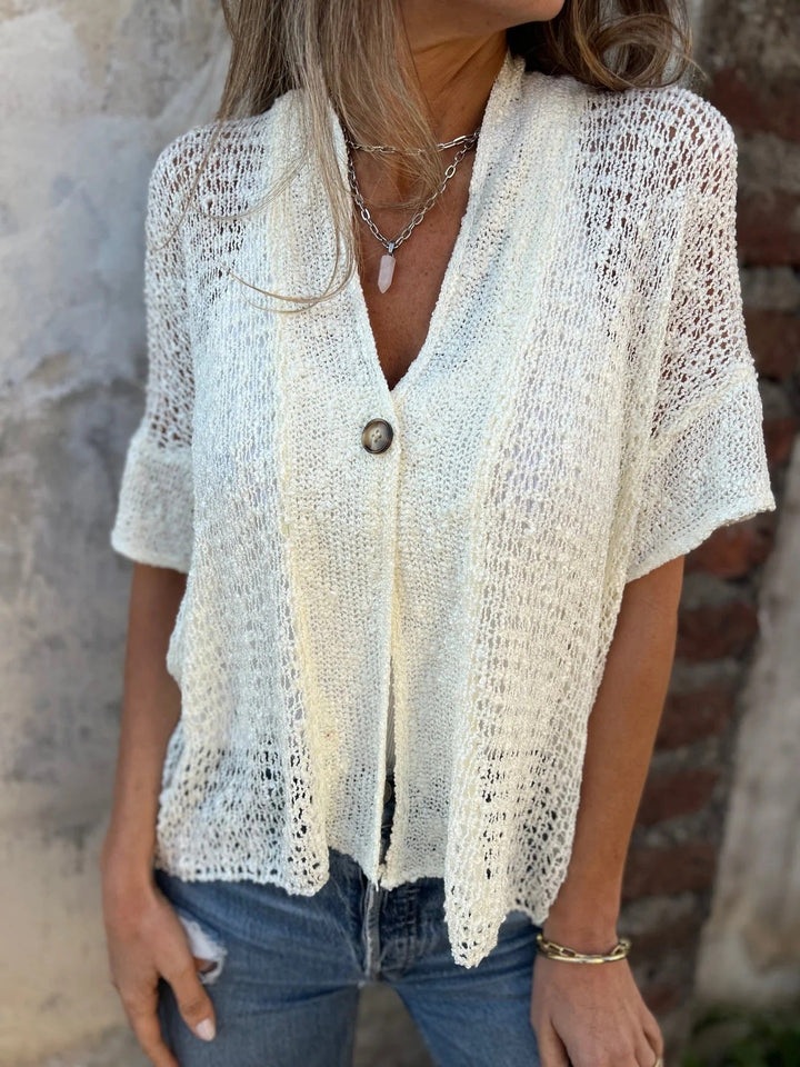Valérie™ |  Cardigan Tricoté Aéré