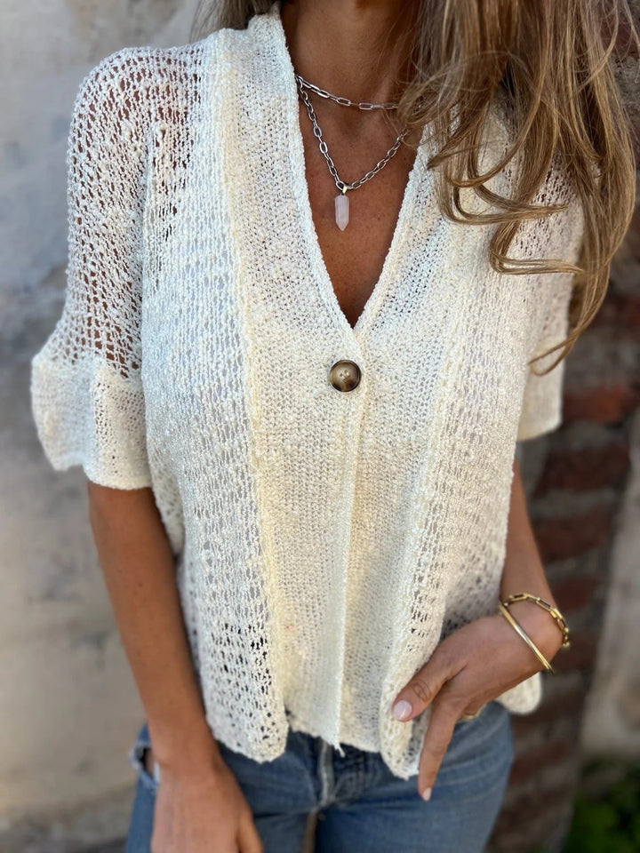 Valérie™ |  Cardigan Tricoté Aéré