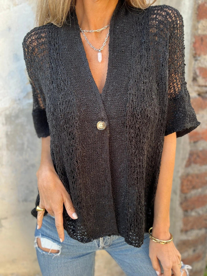 Valérie™ |  Cardigan Tricoté Aéré