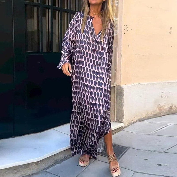 Amélie™ | Robe Maxi Élégante à Col V