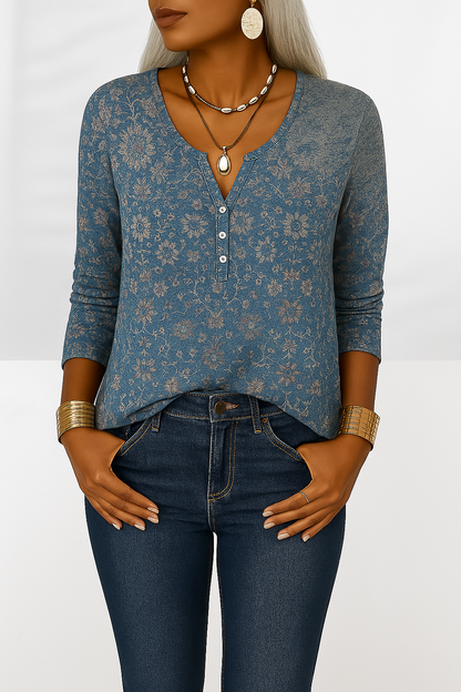 Alina - Blouse Bohème Élégante