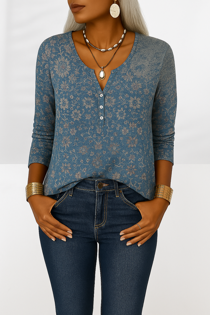 Alina - Blouse Bohème Élégante