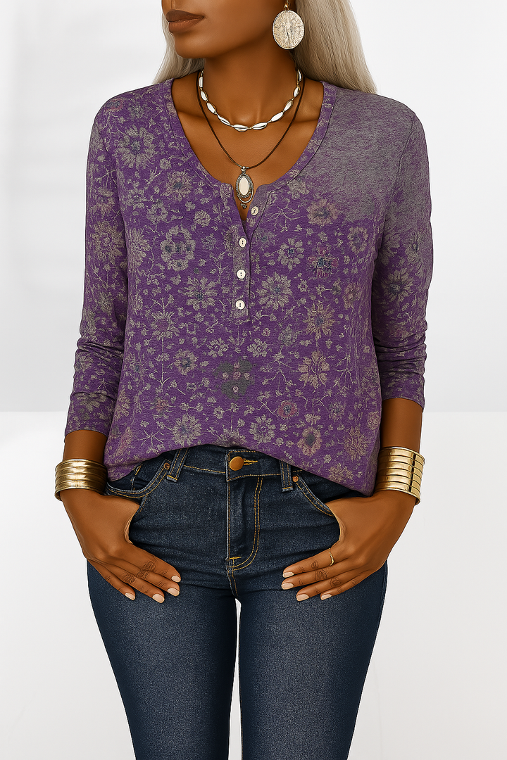 Alina - Blouse Bohème Élégante
