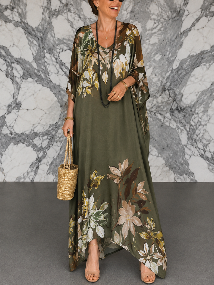 Sidonie™ | Robe Maxi Imprimée
