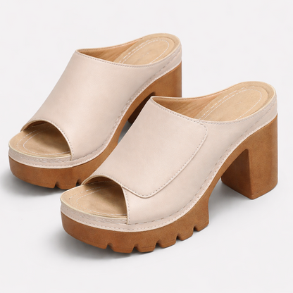 Mizella | Sandales Plateforme Élégantes à Talon Épais