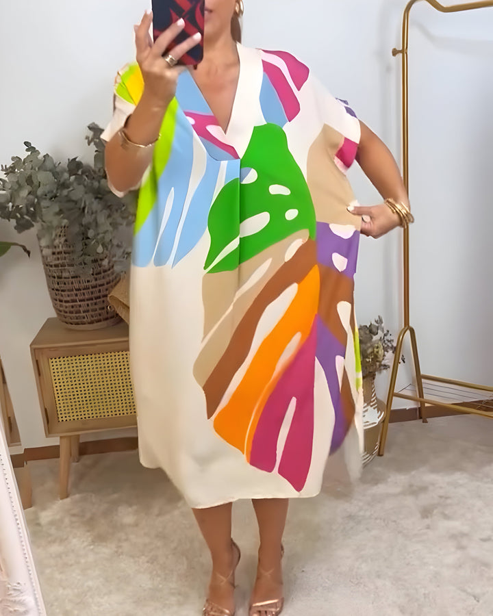 Léonie™ | Robe feuillage