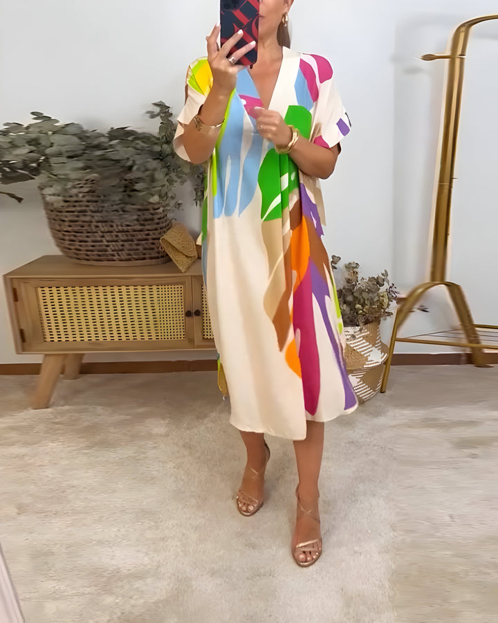Léonie™ | Robe feuillage
