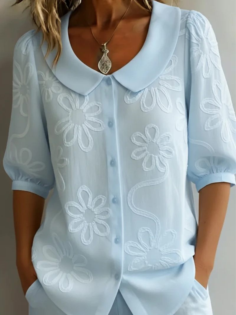 Sara - Blouse Confortable Fleurie
