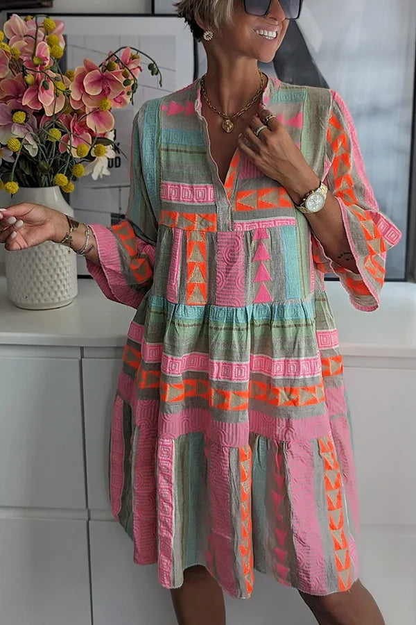 Dominique™ | Robe Midi Élegante D'été