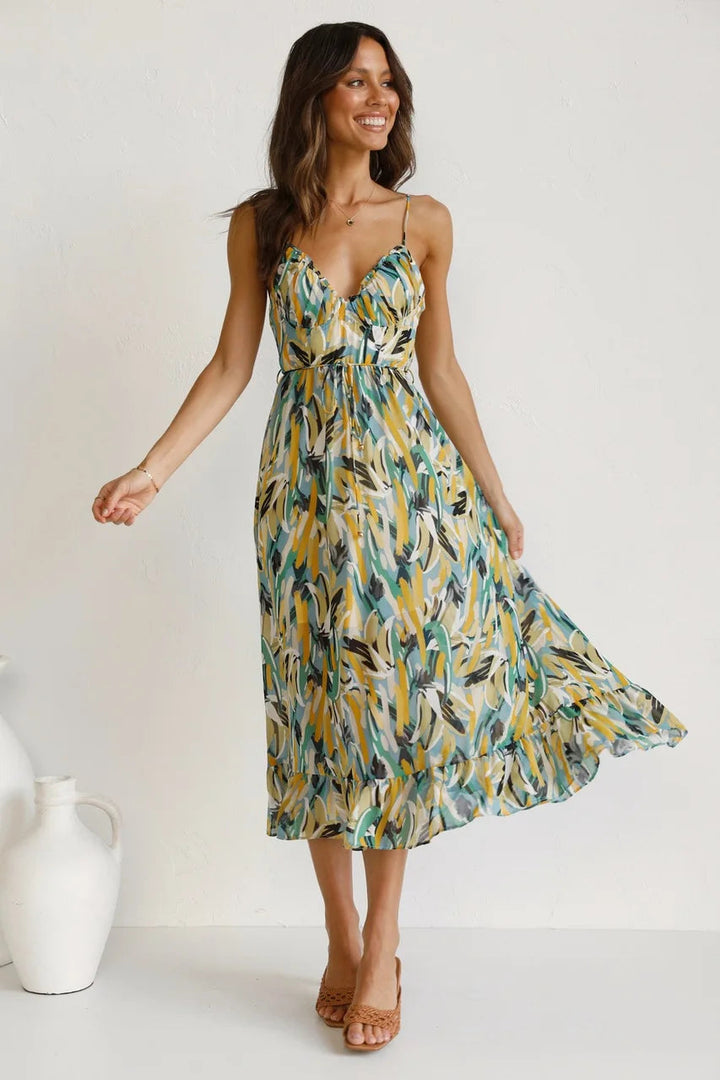 Gisèle™ | Robe Élégante aux Teintes Intemporelles