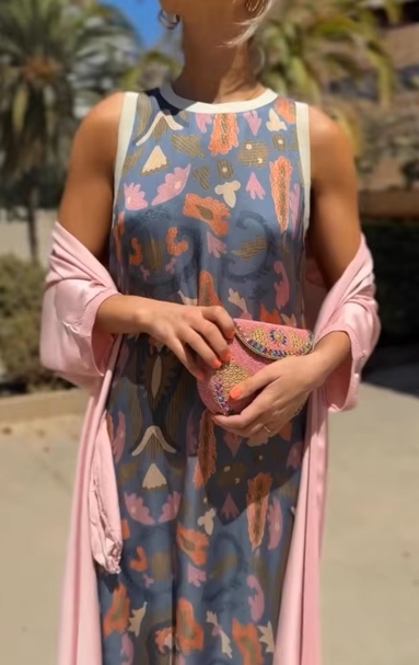 Eva™ | Robe Maxi avec Étole Assortie