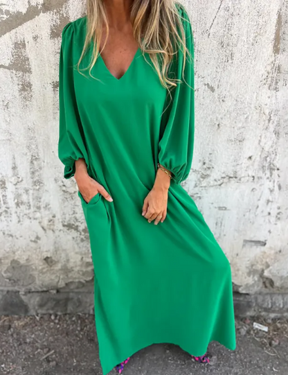 Amandine™ | Robe Élégante à Col V