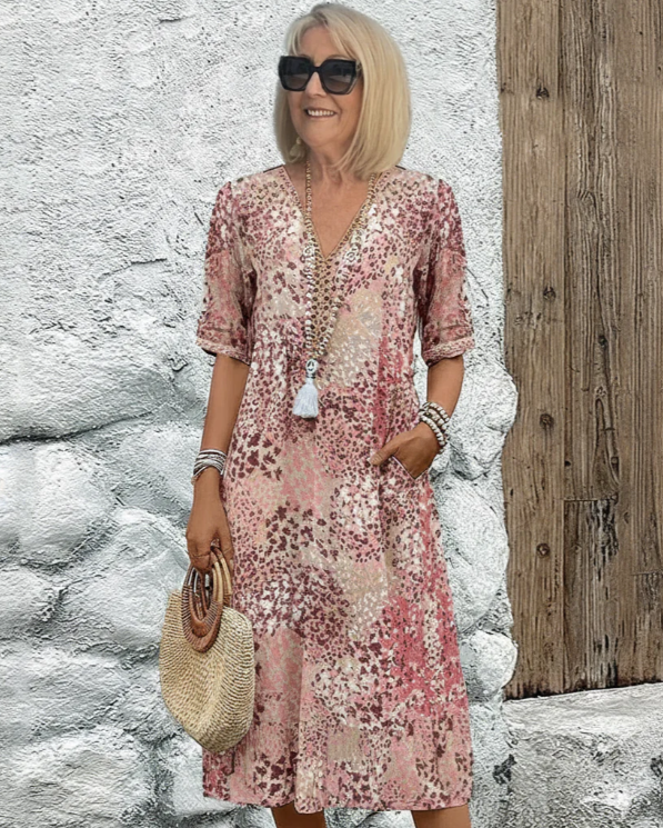 Léonie™ | Robe Midi Élégante