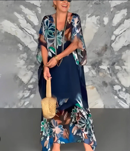 Sidonie™ | Robe Maxi Imprimée