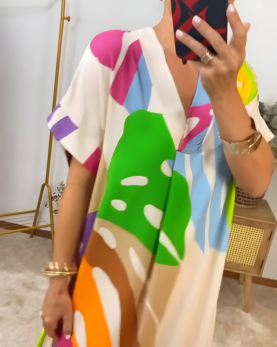 Léonie™ | Robe feuillage