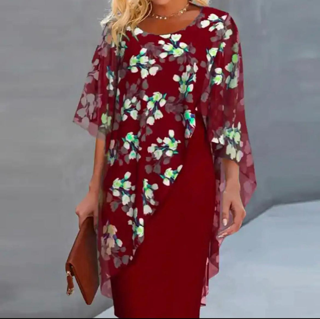 Cléophée™ | Robe Élégante Fleurie