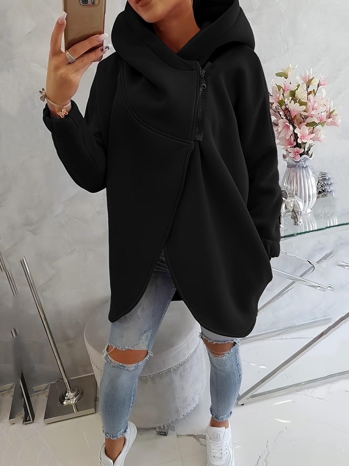 ÉLODIE™ | Veste Zippée Décontractée pour Femme
