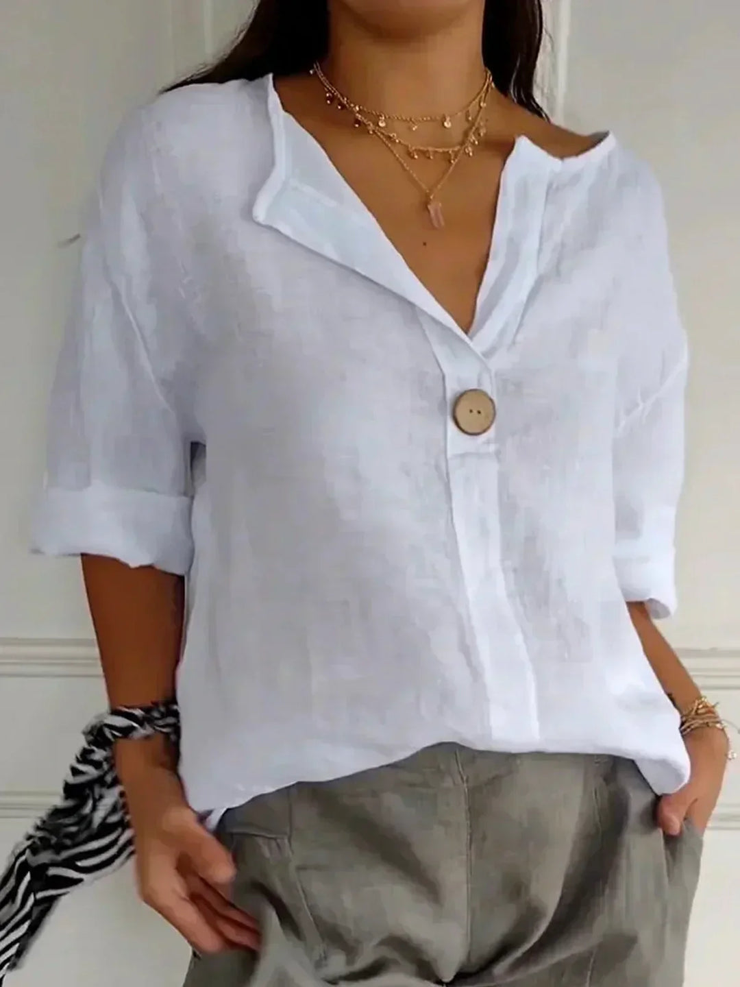 Freja - Loose-fit Elegante Blouse