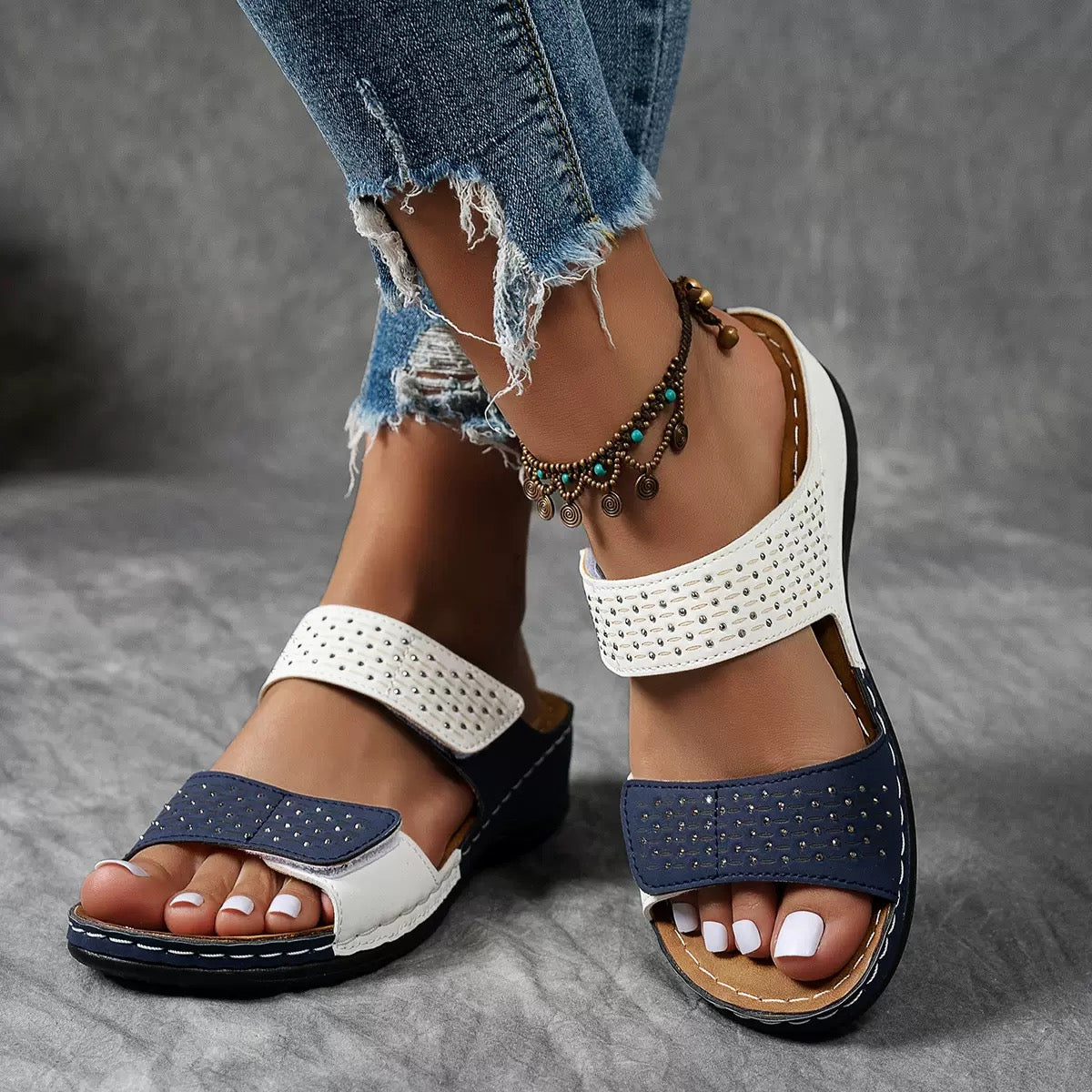Clara | Sandales Confort À Double Bride