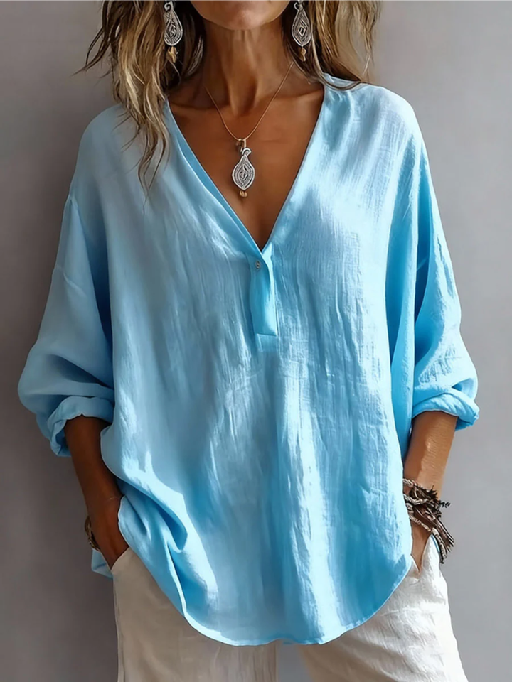 Elina - Blouse Simple Quotidienne