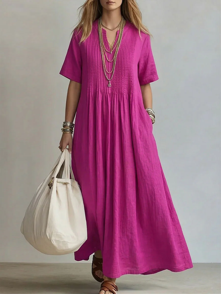 Simone™ | Robe Plissée Élégance