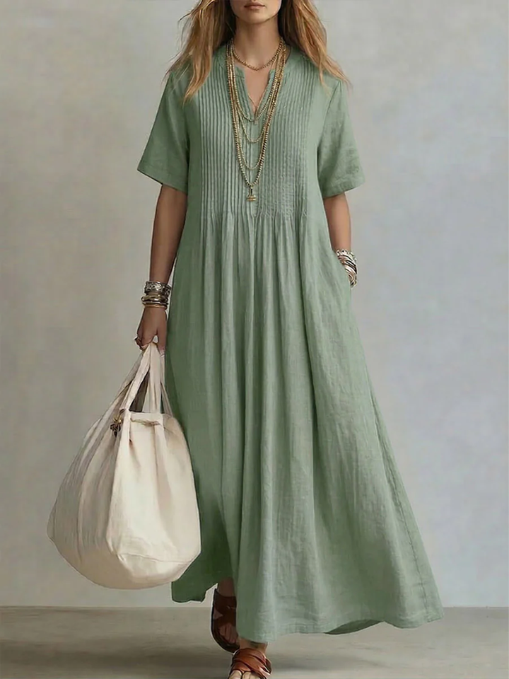 Simone™ | Robe Plissée Élégance