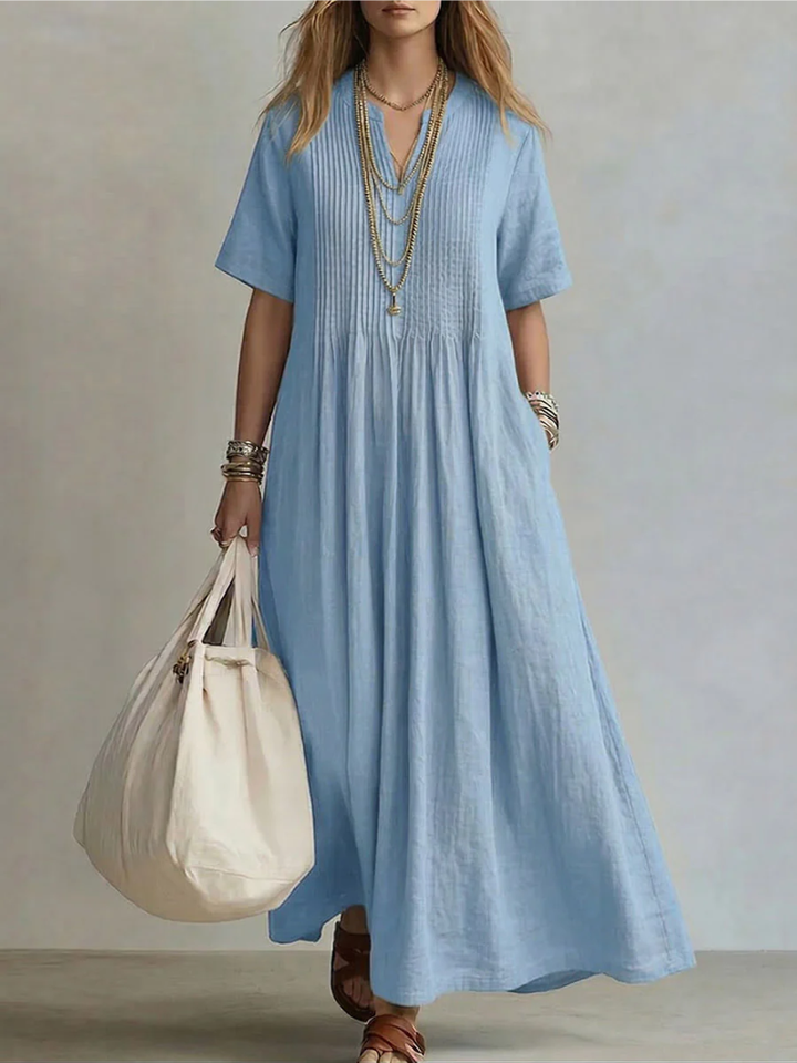 Simone™ | Robe Plissée Élégance
