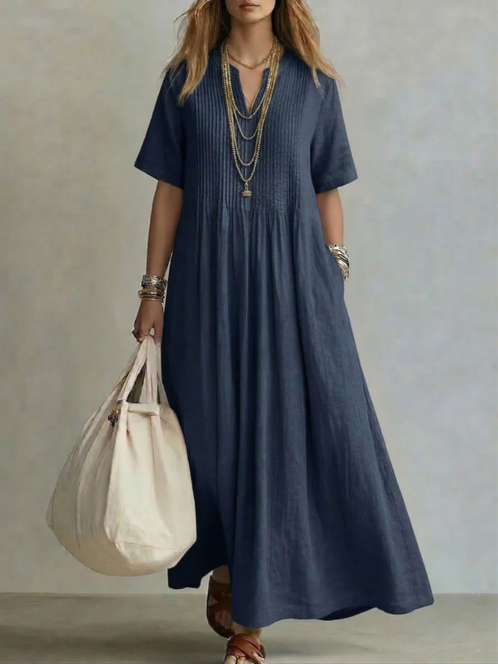 Simone™ | Robe Plissée Élégance