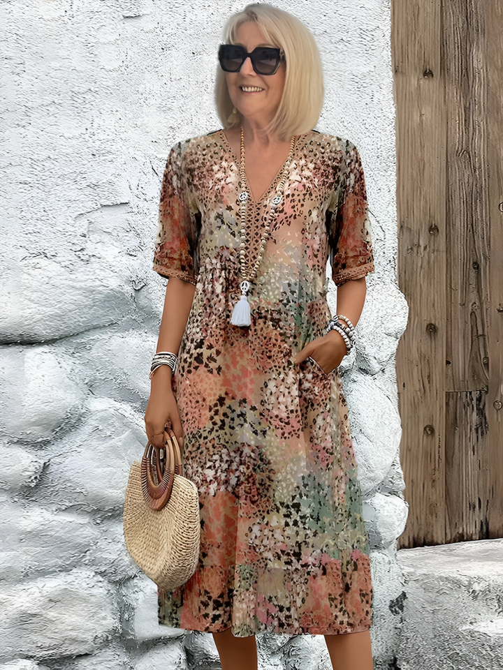 Léonie™ | Robe Midi Élégante
