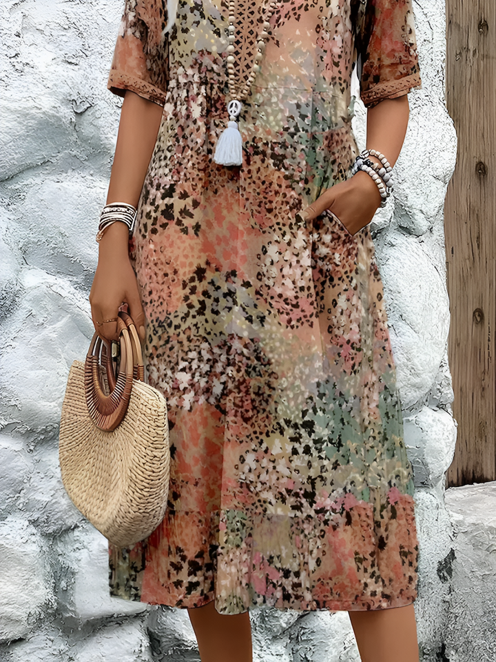 Léonie™ | Robe Midi Élégante